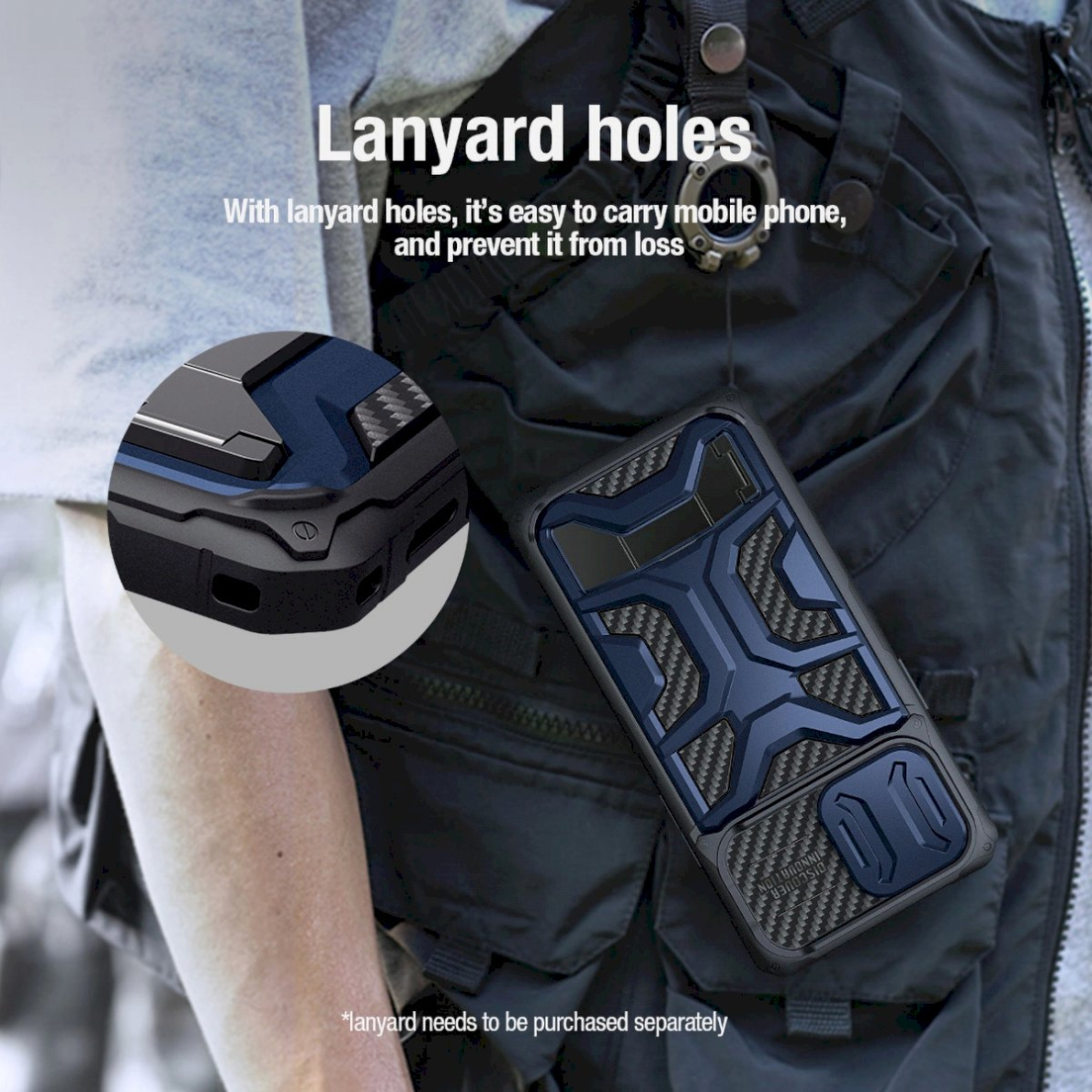 Nillkin Adventurer Pro Dėklas iPhone 14 Pro Juodas 10 Nillkin Adventurer Pro Dėklas iPhone 14 Pro Juodas 10