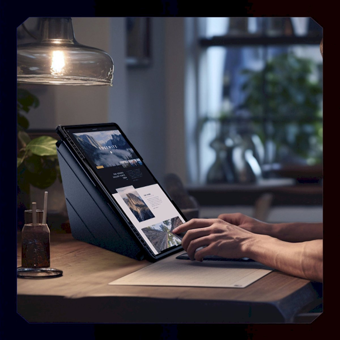 Nillkin Bumper Leather Case Pro Dėklas skirtas Samsung Galaxy Tab S9+ - Juodas 11 Nillkin Bumper Leather Case Pro Dėklas skirtas Samsung Galaxy Tab S9+ - Juodas 11