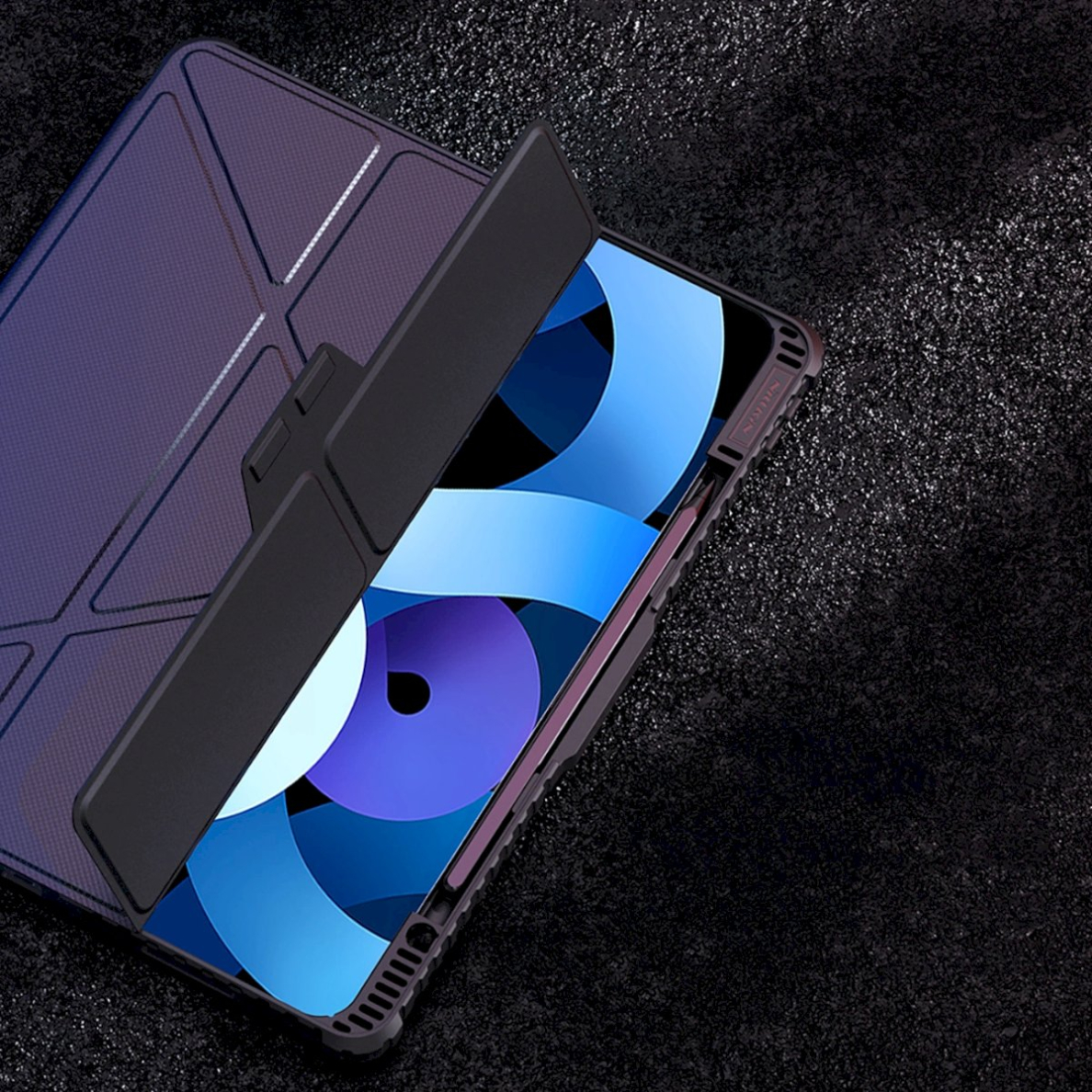 Nillkin Bumper Leather dėklas iPad Air 13" (2024) - Juodas 14 Nillkin Bumper Leather dėklas iPad Air 13" (2024) - Juodas 14