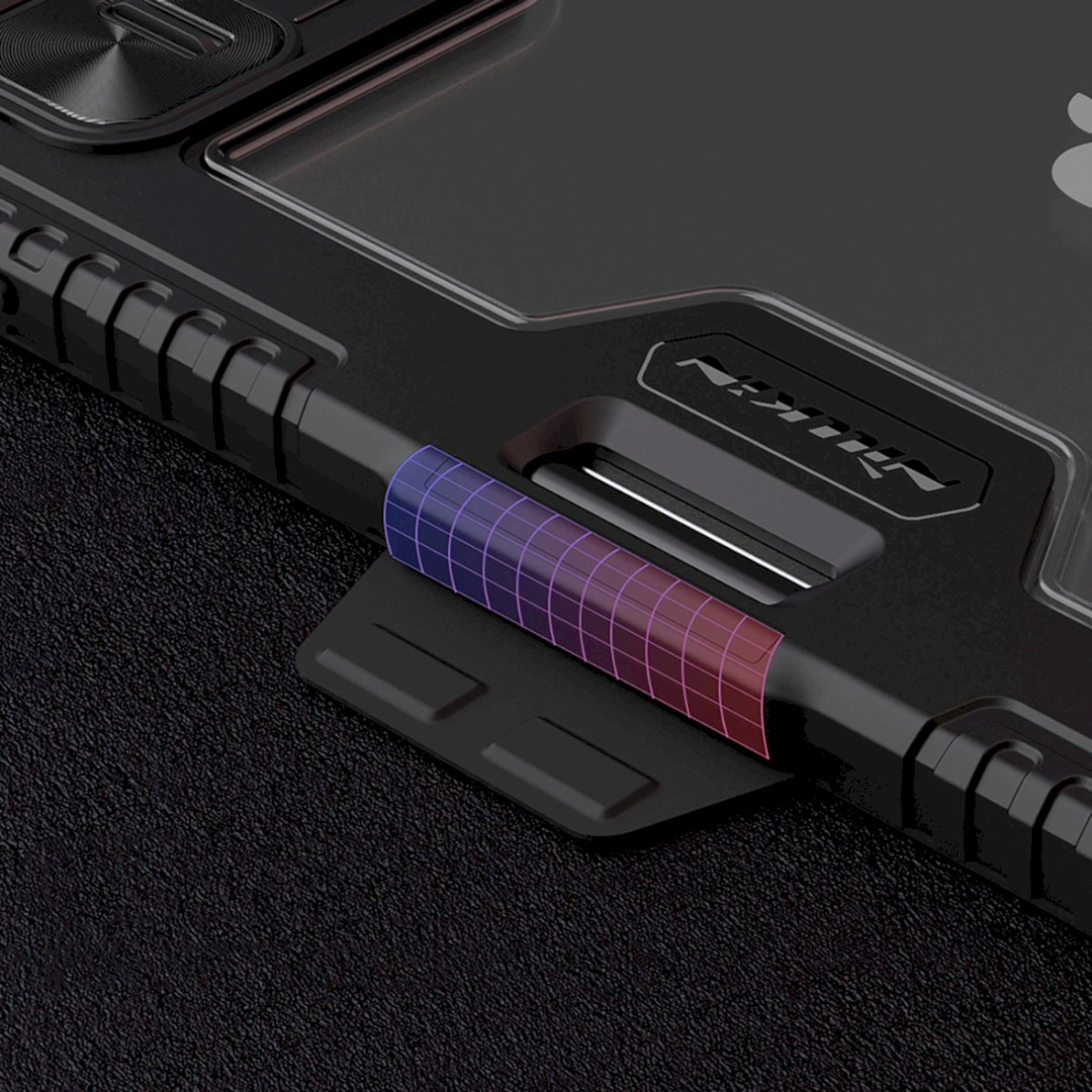 Nillkin Bumper Leather dėklas iPad Air 13&quot; (2024) - Juodas 15