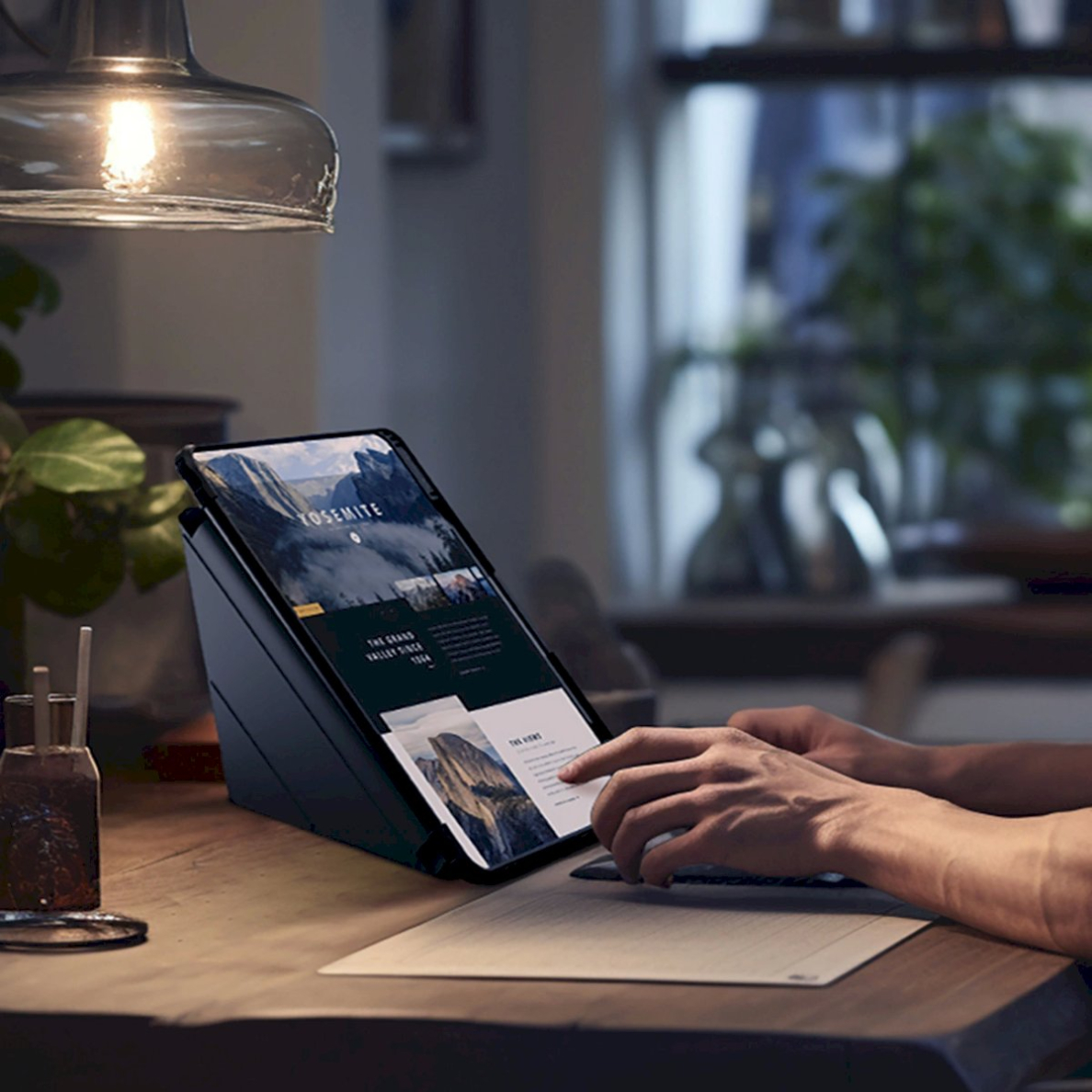 Nillkin Bumper Leather dėklas iPad Air 13" (2024) - Juodas 7 Nillkin Bumper Leather dėklas iPad Air 13" (2024) - Juodas 7