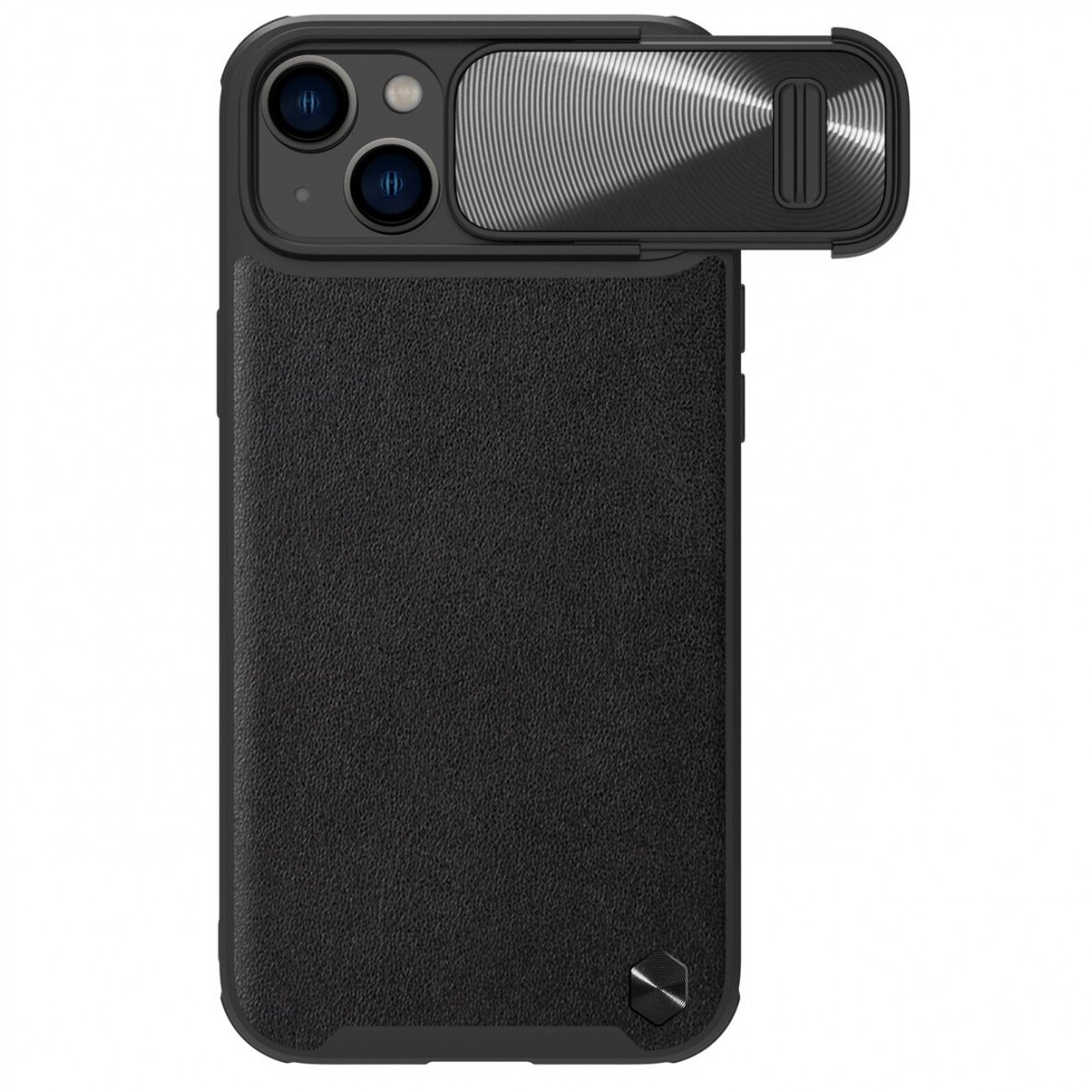 Dėklas Nillkin CamShield Leather S Case iPhone 14 Juodas Dėklas Nillkin CamShield Leather S Case iPhone 14 Juodas