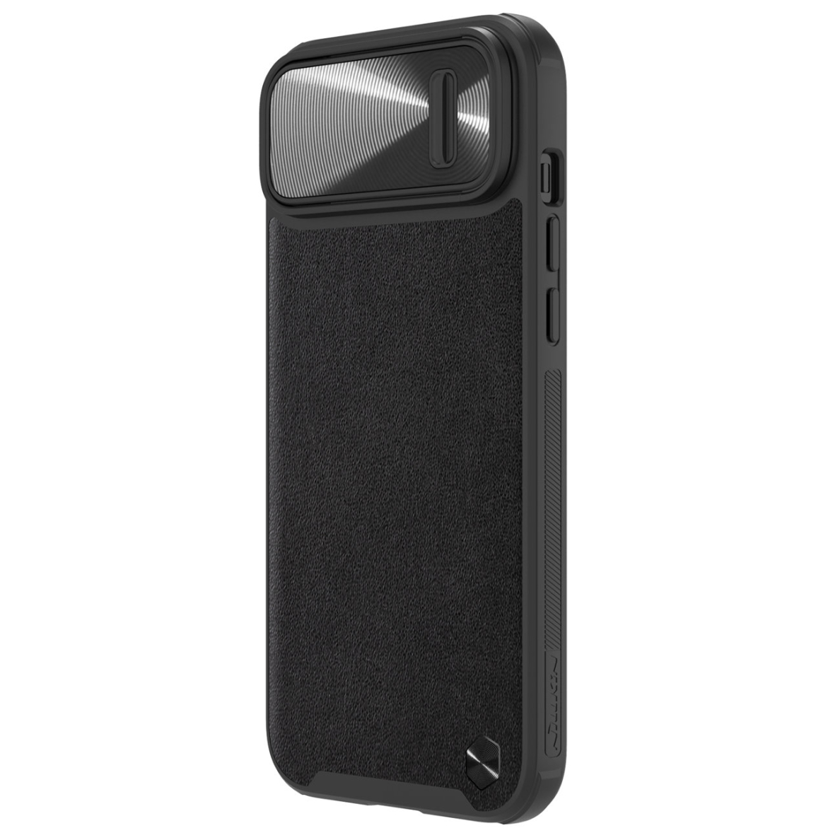 Dėklas Nillkin CamShield Leather S iPhone 14 Plus Juodas 2 Dėklas Nillkin CamShield Leather S iPhone 14 Plus Juodas 2