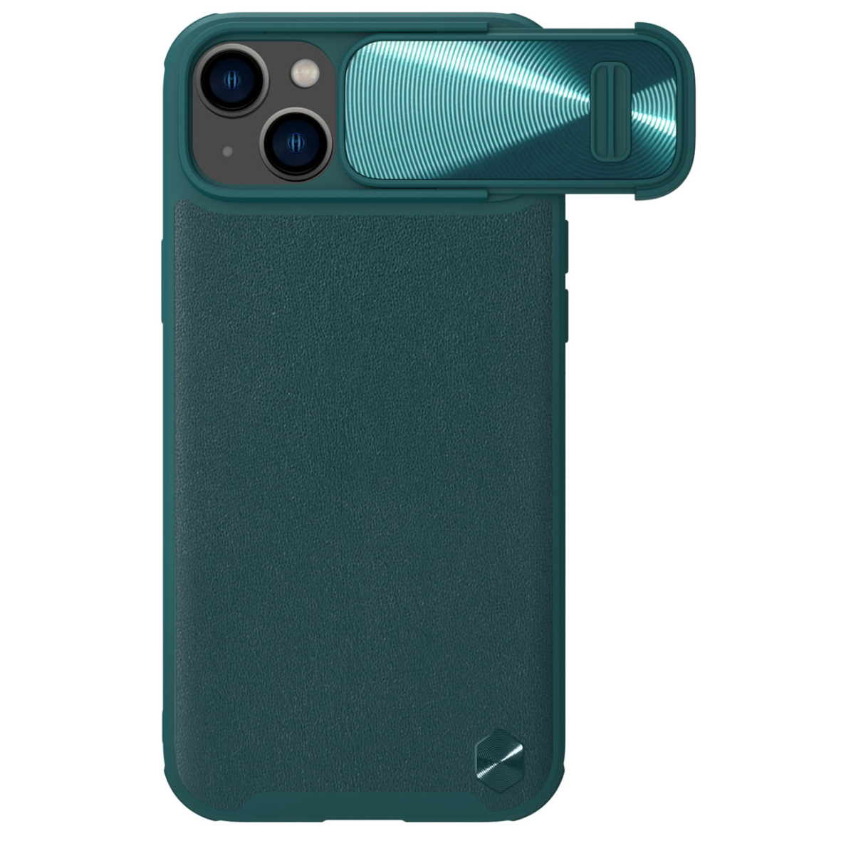 Dėklas Nillkin CamShield Leather S iPhone 14 Plus Žalias Dėklas Nillkin CamShield Leather S iPhone 14 Plus Žalias