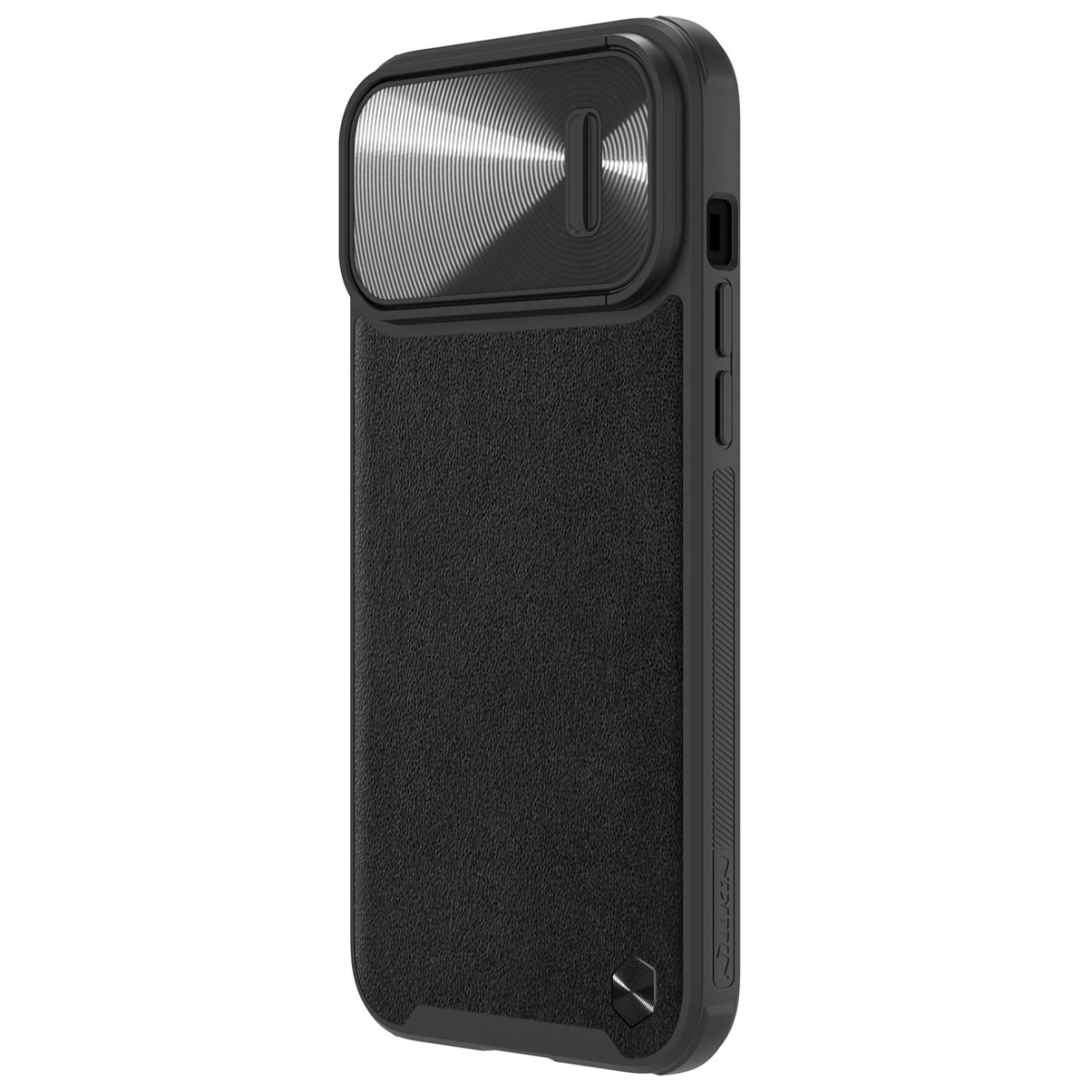 Dėklas Nillkin CamShield Leather S iPhone 14 Pro Max Juodas 2 Dėklas Nillkin CamShield Leather S iPhone 14 Pro Max Juodas 2