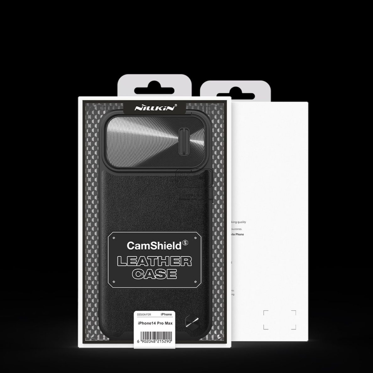 Dėklas Nillkin CamShield Leather S iPhone 14 Pro Max Juodas 4 Dėklas Nillkin CamShield Leather S iPhone 14 Pro Max Juodas 4