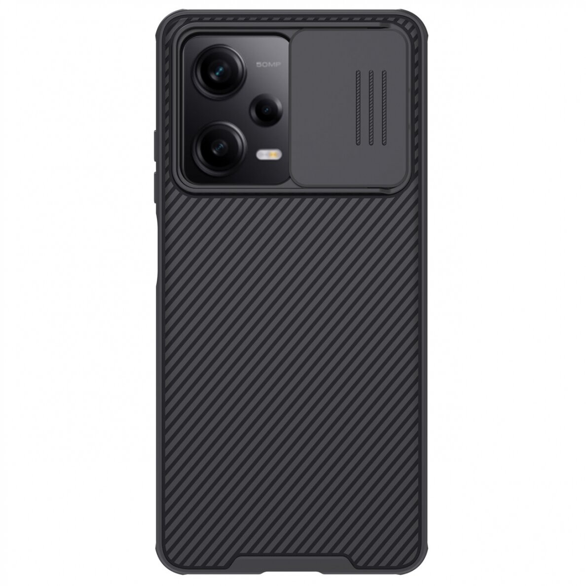 Dėklas Nillkin CamShield Pro Xiaomi Redmi Note 12 Pro / Poco X5 Pro 5G Juodas Dėklas Nillkin CamShield Pro Xiaomi Redmi Note 12 Pro / Poco X5 Pro 5G Juodas