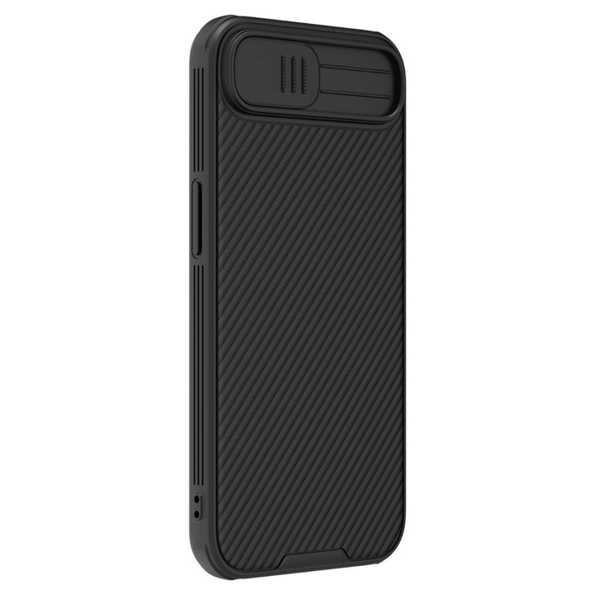 iPhone 16e Nillkin CamShield Pro dėklas - juodas