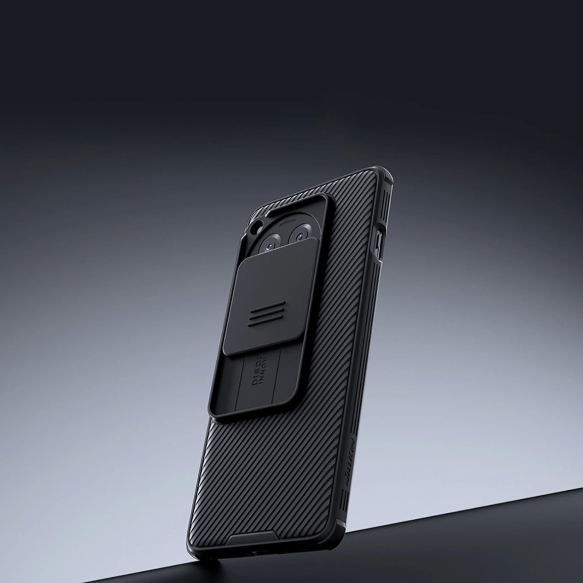 Nillkin CamShield Pro Dėklas skirtas OnePlus Ace 3 / 12R - juodas 5 Nillkin CamShield Pro Dėklas skirtas OnePlus Ace 3 / 12R - juodas 5