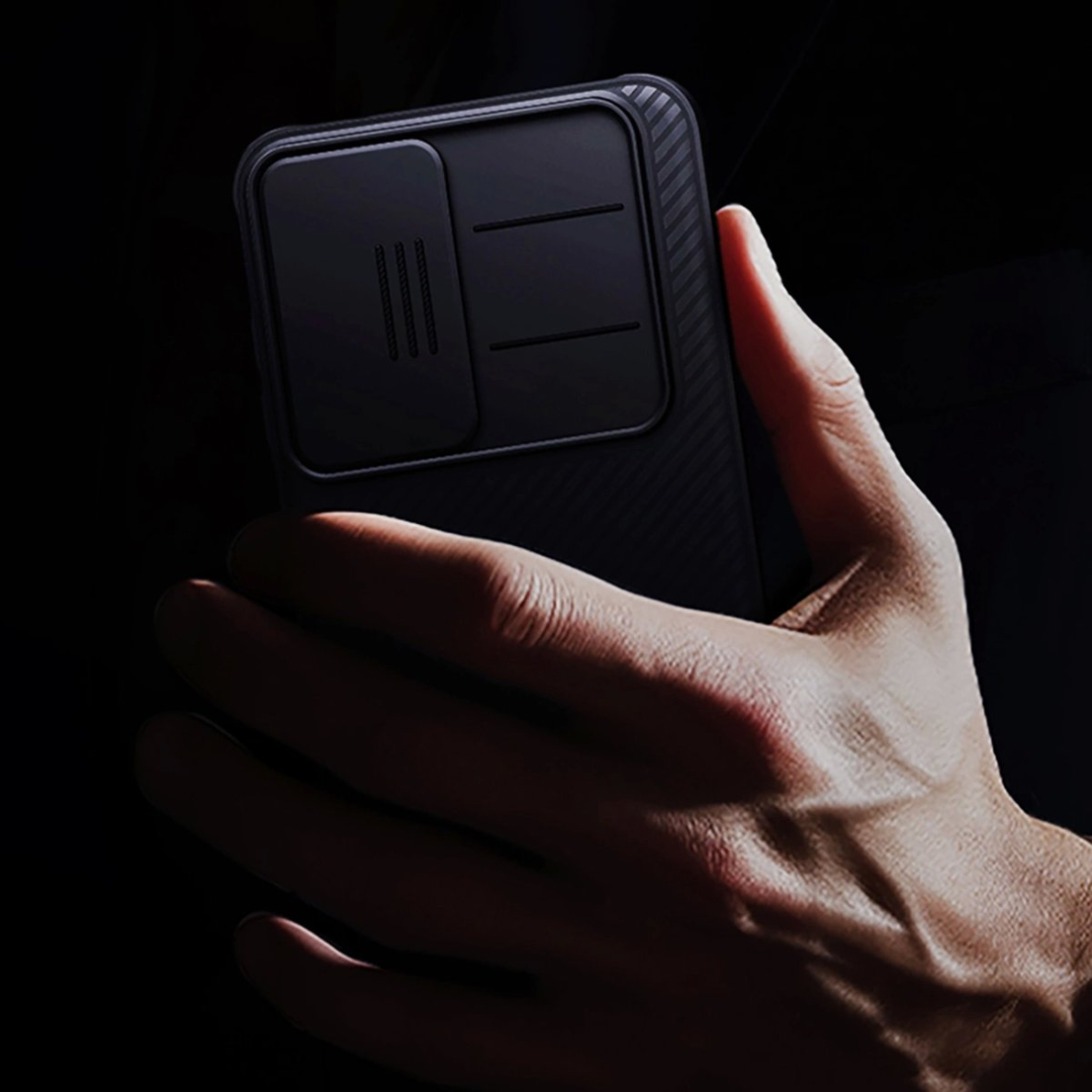 Nillkin CamShield Pro dėklas Samsung Galaxy A26 5G - juodas 8