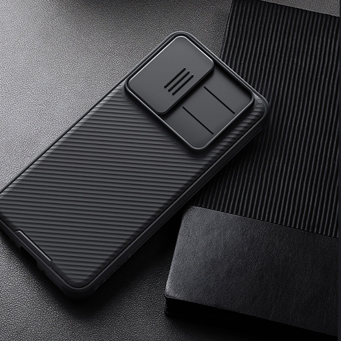 Nillkin CamShield Pro dėklas Samsung Galaxy A26 5G - juodas 9 Nillkin CamShield Pro dėklas Samsung Galaxy A26 5G - juodas 9