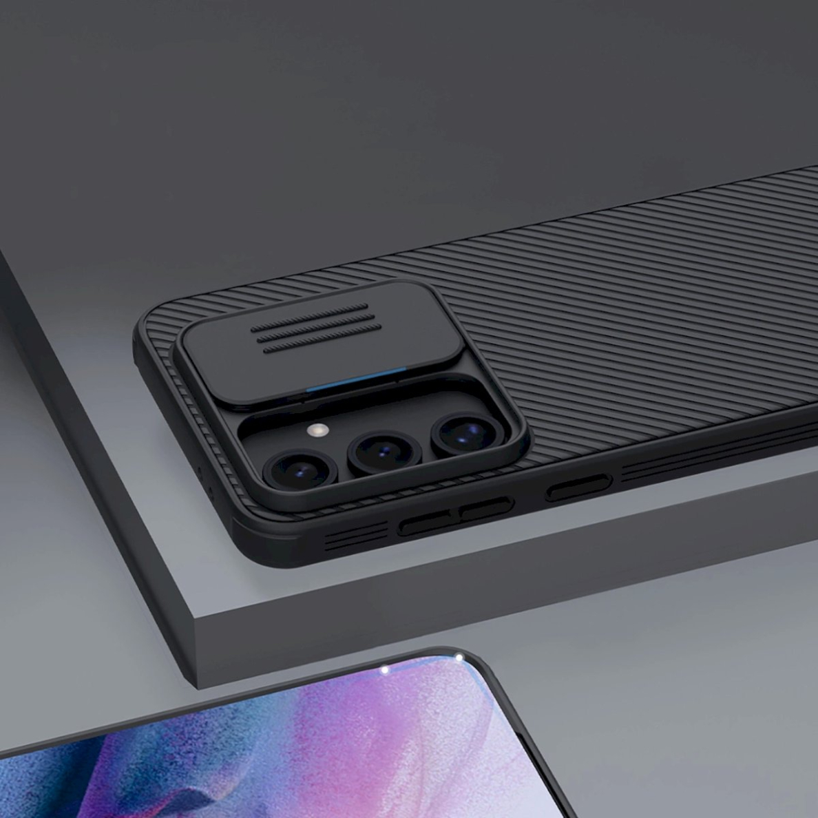 Nillkin CamShield Pro Dėklas Samsung Galaxy S24 FE - Juodas 11 Nillkin CamShield Pro Dėklas Samsung Galaxy S24 FE - Juodas 11