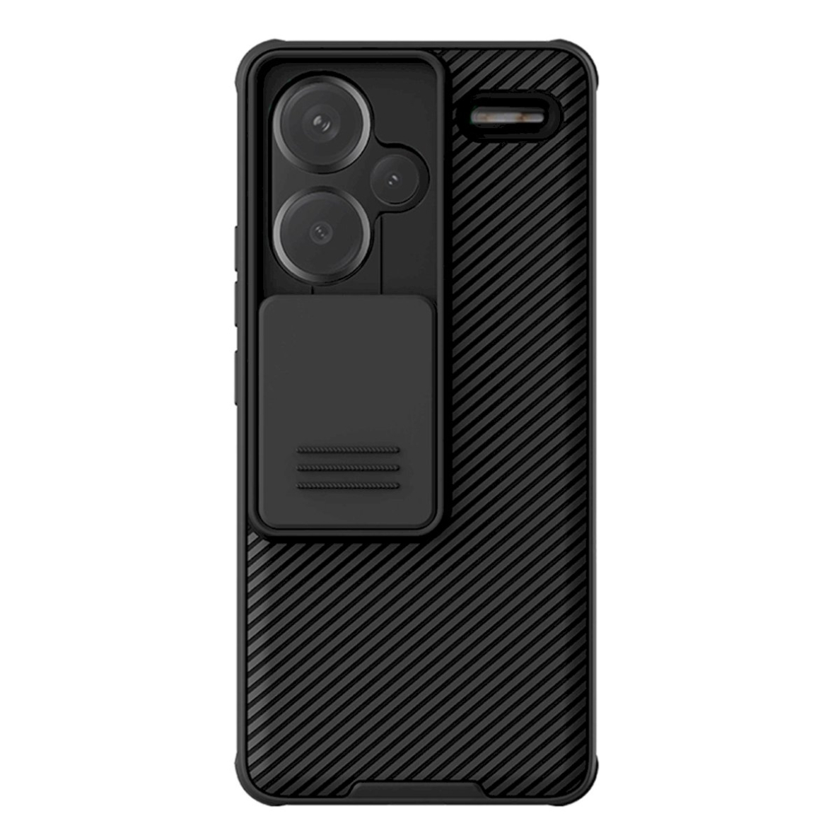Nillkin CamShield Pro Dėklas Xiaomi Redmi Note 13 Pro+ 5G - Juodas