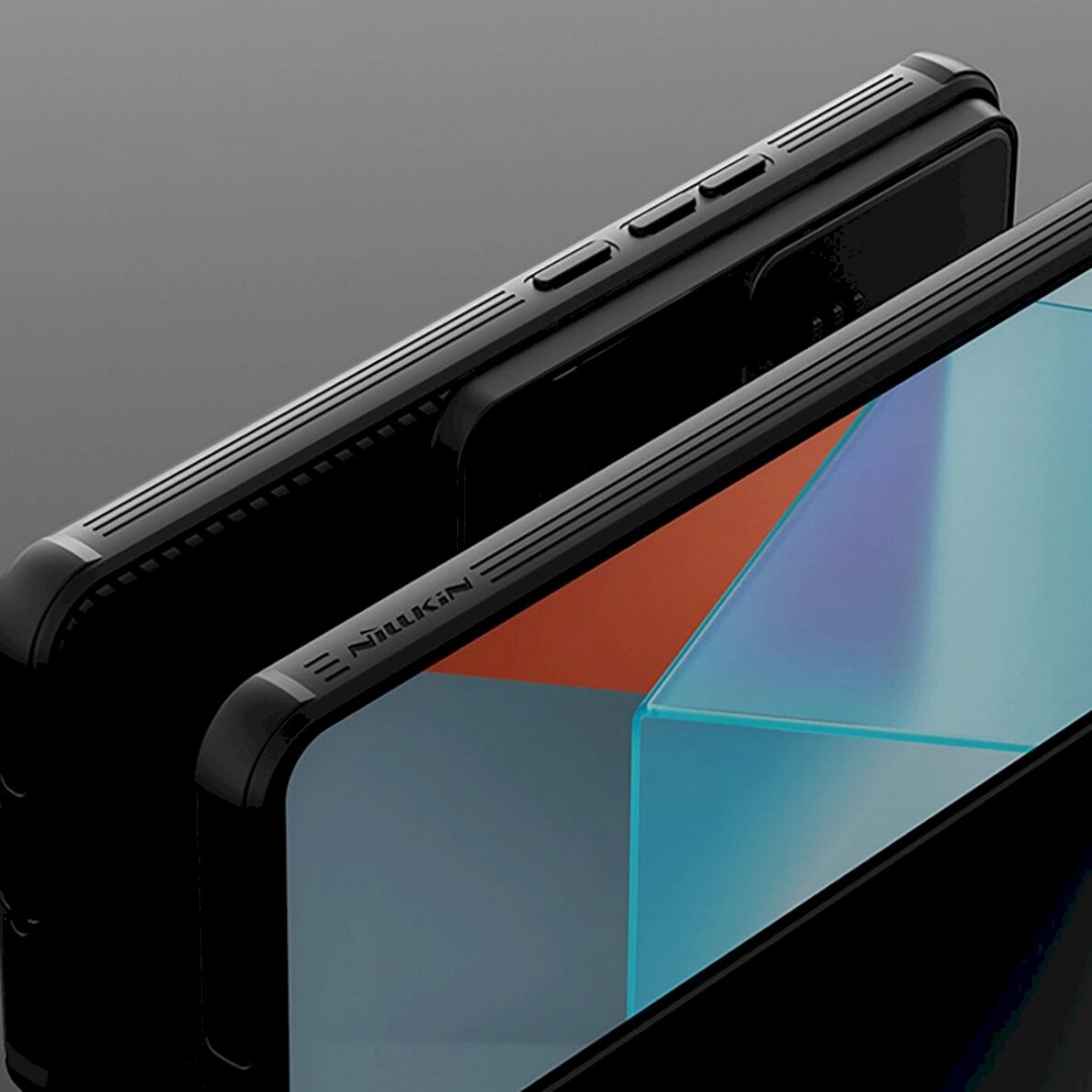 Nillkin CamShield Pro Dėklas skirtas Xiaomi Redmi Note 13 Pro 5G / Poco X6 5G - Juodas 7 Nillkin CamShield Pro Dėklas skirtas Xiaomi Redmi Note 13 Pro 5G / Poco X6 5G - Juodas 7