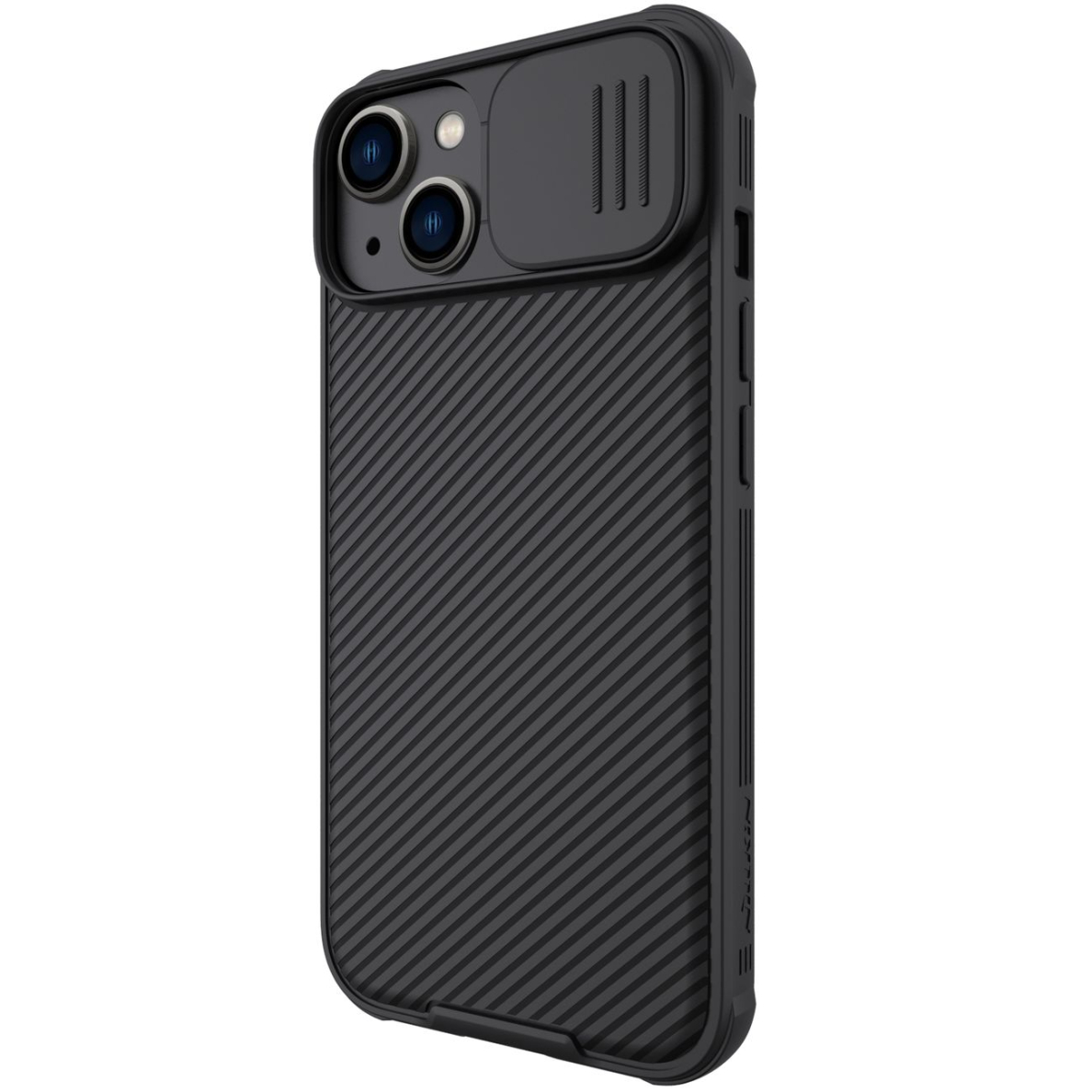 Dėklas Nillkin CamShield Pro Case (PC and TPU) iPhone 14 Plus Juodas 3 Dėklas Nillkin CamShield Pro Case (PC and TPU) iPhone 14 Plus Juodas 3