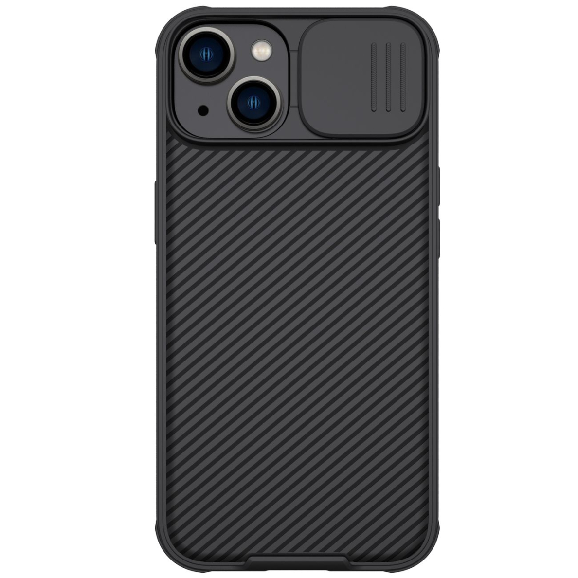 Dėklas Nillkin CamShield Pro Case (PC and TPU) iPhone 14 Plus Juodas