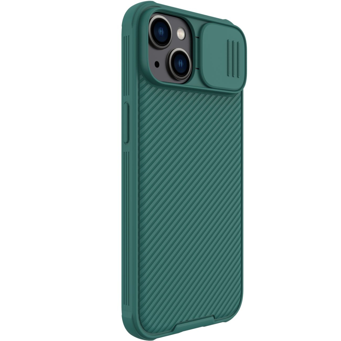 Dėklas Nillkin CamShield Pro Case (PC and TPU) iPhone 14 Plus Žalias 2 Dėklas Nillkin CamShield Pro Case (PC and TPU) iPhone 14 Plus Žalias 2