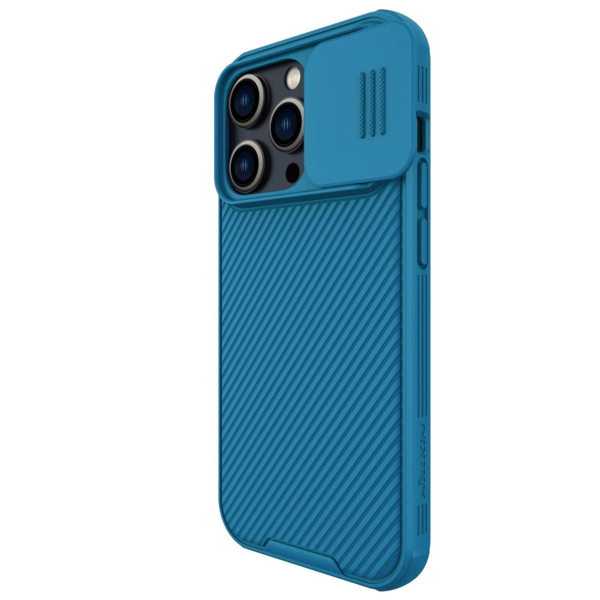 Dėklas Nillkin CamShield Pro Case (PC and TPU) iPhone 14 Pro Mėlynas 3 Dėklas Nillkin CamShield Pro Case (PC and TPU) iPhone 14 Pro Mėlynas 3