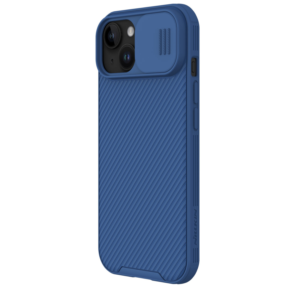 Nillkin CamShield Pro Magnetic Case for iPhone 15 Plus with camera cover - Mėlynas 2 Nillkin CamShield Pro Magnetic Case for iPhone 15 Plus with camera cover - Mėlynas 2