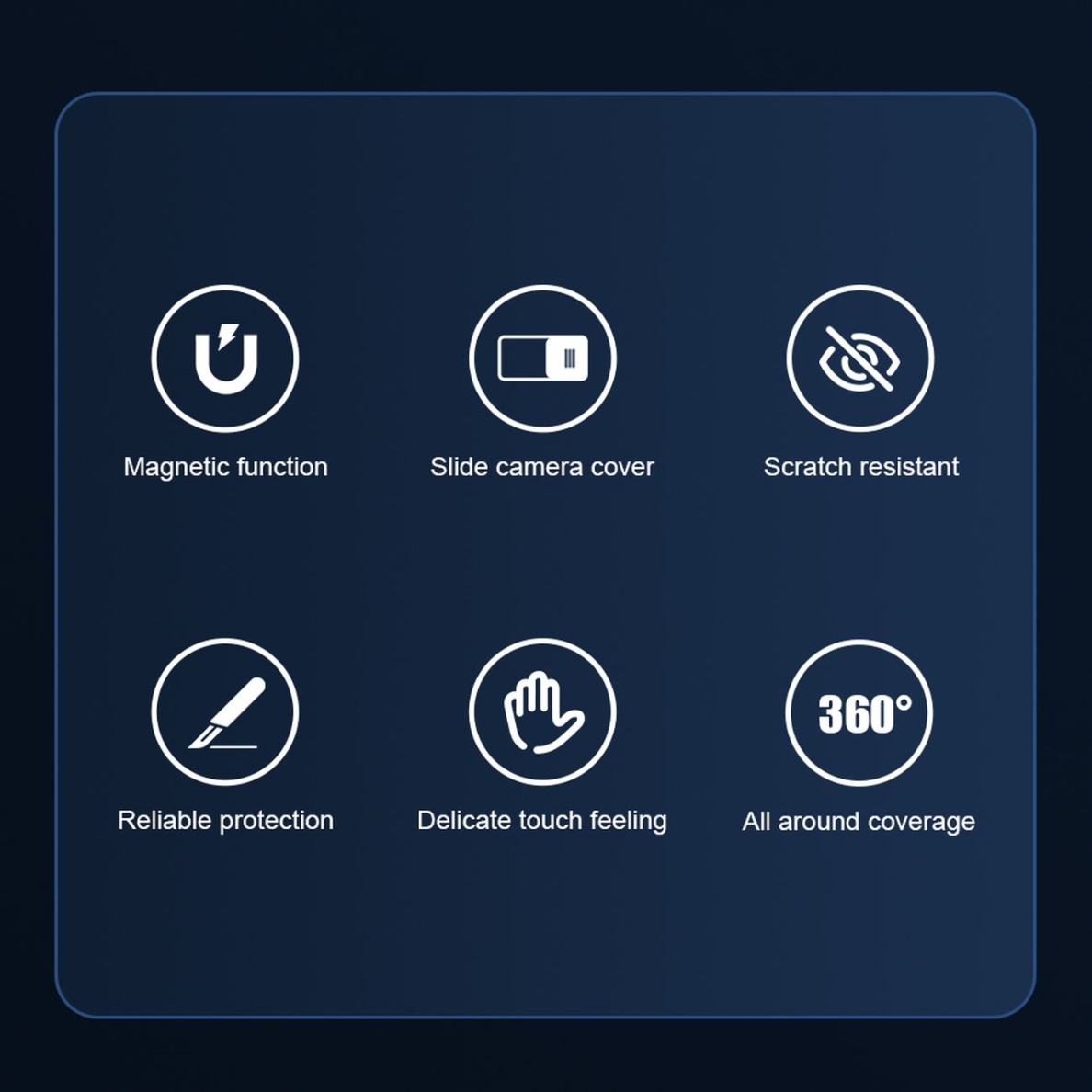 Dėklas Nillkin CamShield Pro Magnetic Case iPhone 14 Plus Mėlynas 7 Dėklas Nillkin CamShield Pro Magnetic Case iPhone 14 Plus Mėlynas 7