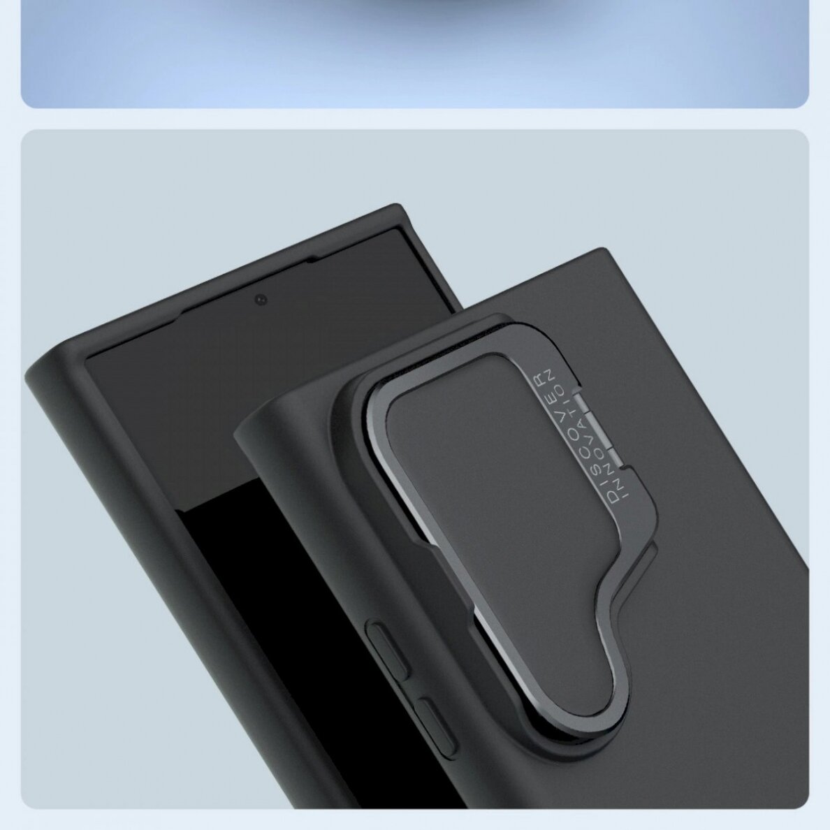 Dėklas Nillkin CamShield Silky Prop Silicone Case for Samsung Galaxy S24 Ultra - Juodas 13 Dėklas Nillkin CamShield Silky Prop Silicone Case for Samsung Galaxy S24 Ultra - Juodas 13