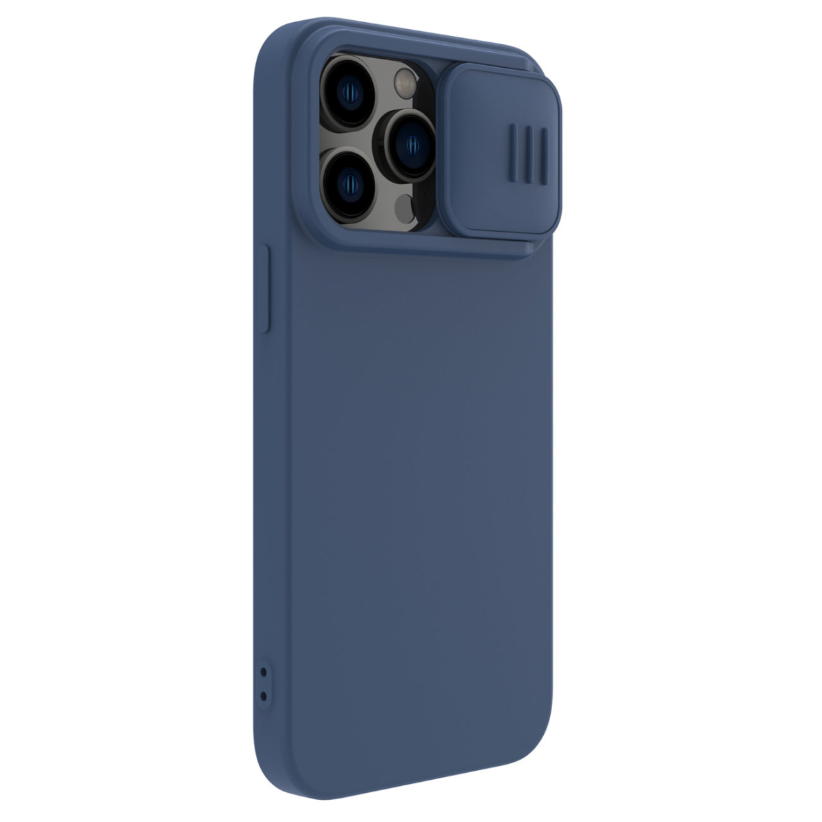 Dėklas Nillkin CamShield Silky Silicone Case for iPhone 14 Pro Max Mėlynas 3 Dėklas Nillkin CamShield Silky Silicone Case for iPhone 14 Pro Max Mėlynas 3