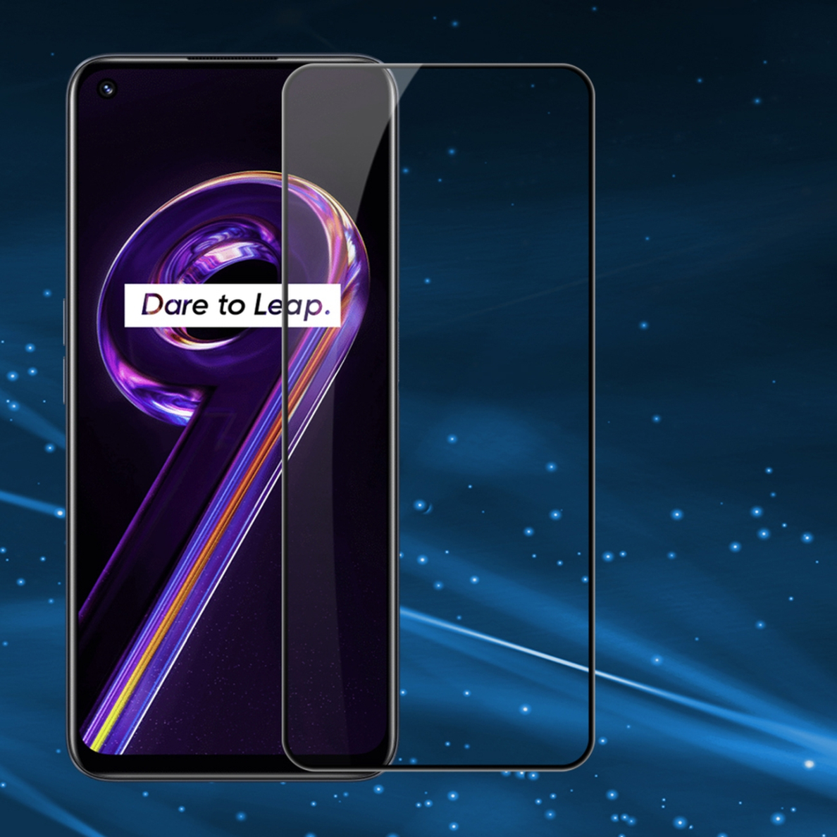 Ekrano apsauga Nillkin CP + PRO ultra-thin full screen 9H Realme 9 Pro Juoda 7 Ekrano apsauga Nillkin CP + PRO ultra-thin full screen 9H Realme 9 Pro Juoda 7