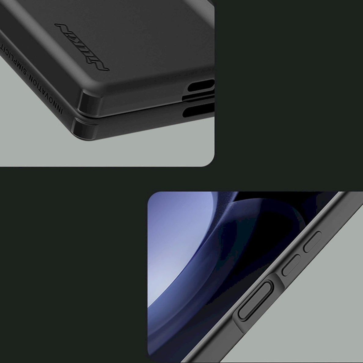 Nillkin Flex Pure Fold Dėklas Samsung Galaxy Z Fold 6 5G - Juodas 11 Nillkin Flex Pure Fold Dėklas Samsung Galaxy Z Fold 6 5G - Juodas 11