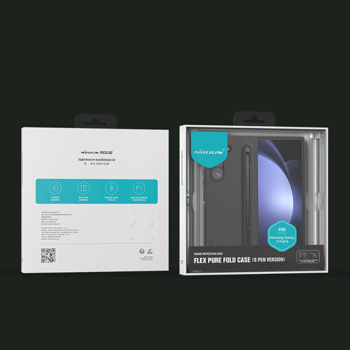 Nillkin Flex Pure Fold Dėklas Samsung Galaxy Z Fold 6 5G - Juodas 15 Nillkin Flex Pure Fold Dėklas Samsung Galaxy Z Fold 6 5G - Juodas 15