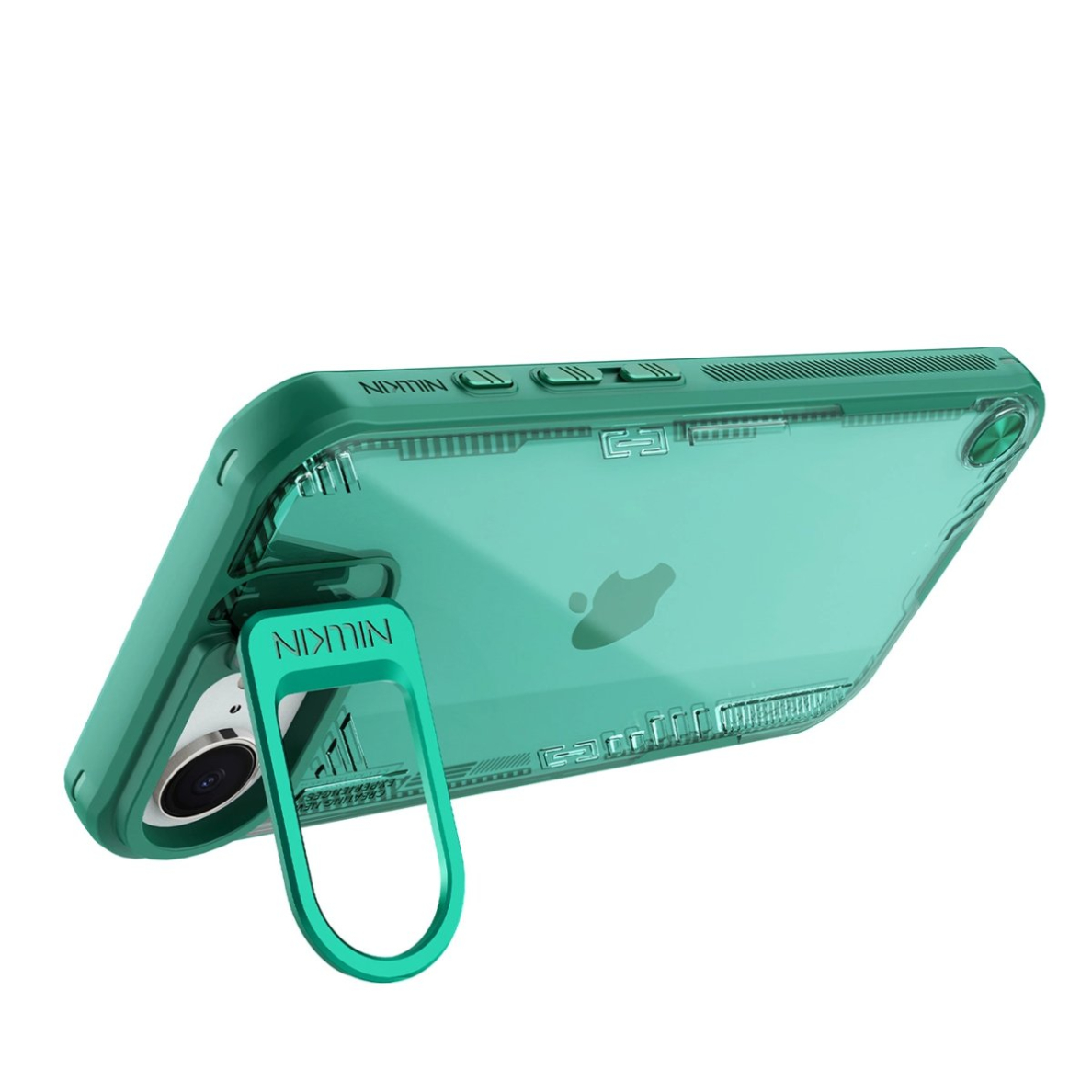iPhone 16e Nillkin Iceblade Prop dėklas su stovu - žalias 4