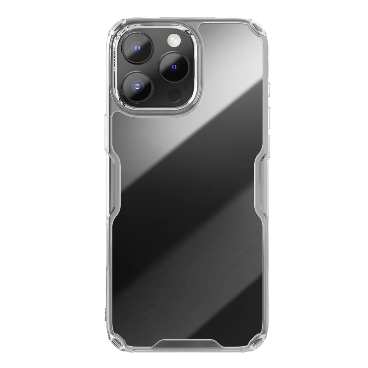 Nillkin Nature Pro Dėklas skirtas iPhone 16 Pro - transparent and white Nillkin Nature Pro Dėklas skirtas iPhone 16 Pro - transparent and white