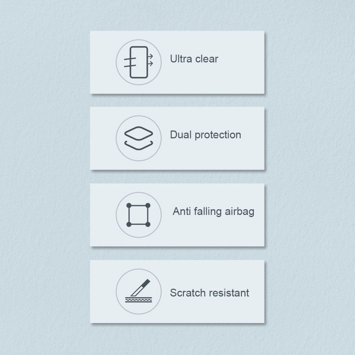 Dėklas Nillkin Nature Pro case iPhone 14 Mėlynas 10 Dėklas Nillkin Nature Pro case iPhone 14 Mėlynas 10