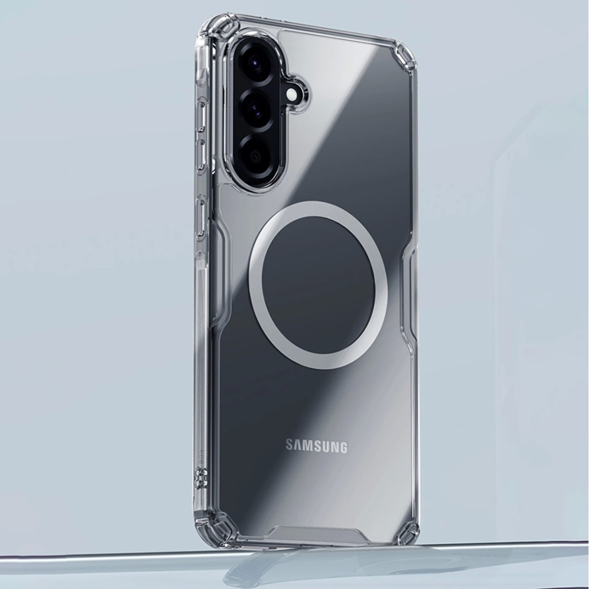 Nillkin Nature Pro magnetinis dėklas Samsung Galaxy A56 5G - permatomas 5 Nillkin Nature Pro magnetinis dėklas Samsung Galaxy A56 5G - permatomas 5