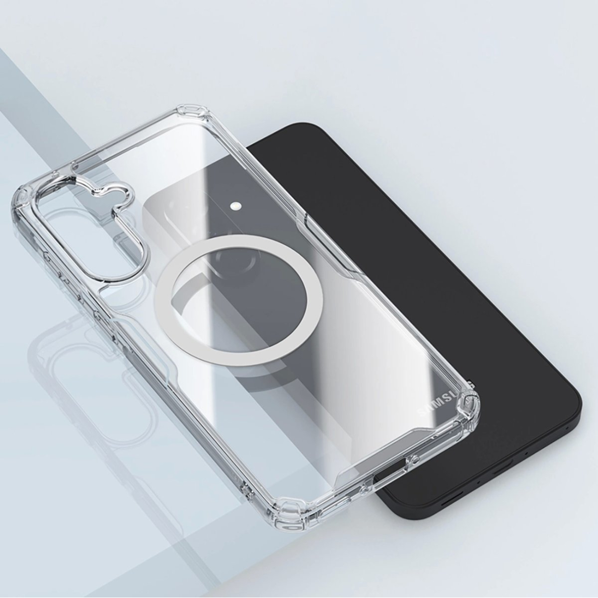 Nillkin Nature Pro magnetinis dėklas Samsung Galaxy A56 5G - permatomas 8 Nillkin Nature Pro magnetinis dėklas Samsung Galaxy A56 5G - permatomas 8