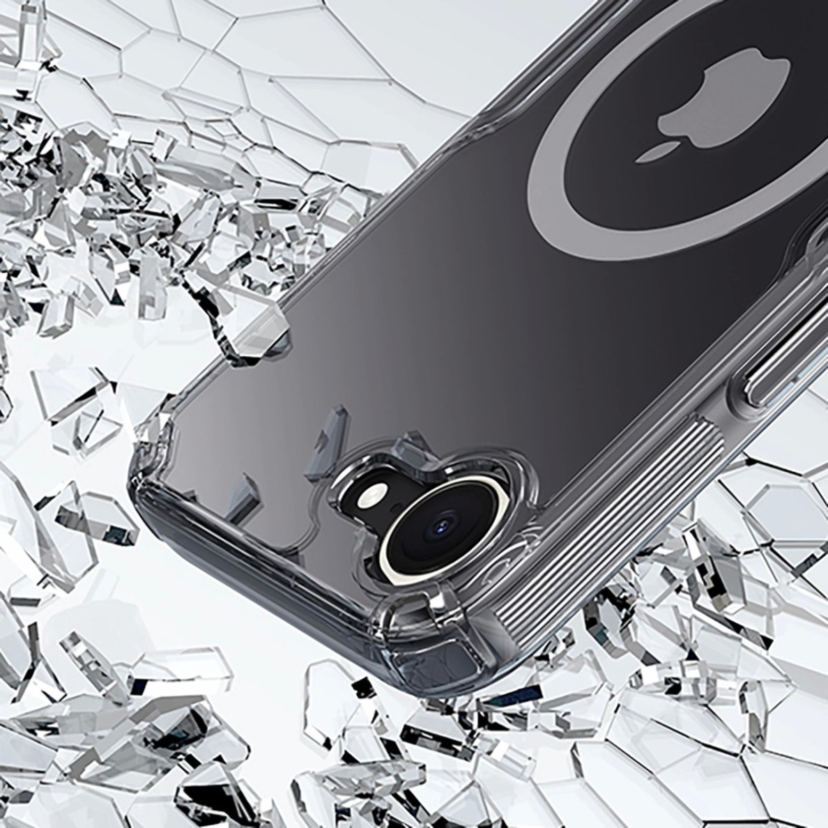 Nillkin Nature Pro magnetinis dėklas iPhone 16E - permatomas 10