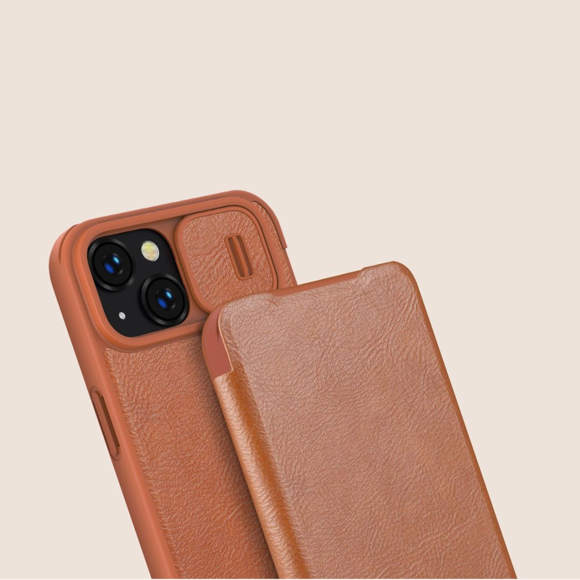 Dėklas Nillkin Qin Pro Leather Case iPhone 14 Plus Mėlynas 13 Dėklas Nillkin Qin Pro Leather Case iPhone 14 Plus Mėlynas 13