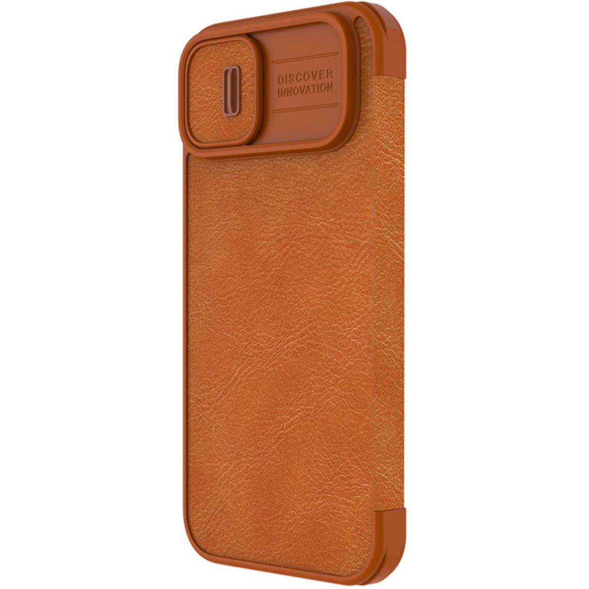 Dėklas Nillkin Qin Pro Leather Case iPhone 14 Plus Rudas 2 Dėklas Nillkin Qin Pro Leather Case iPhone 14 Plus Rudas 2