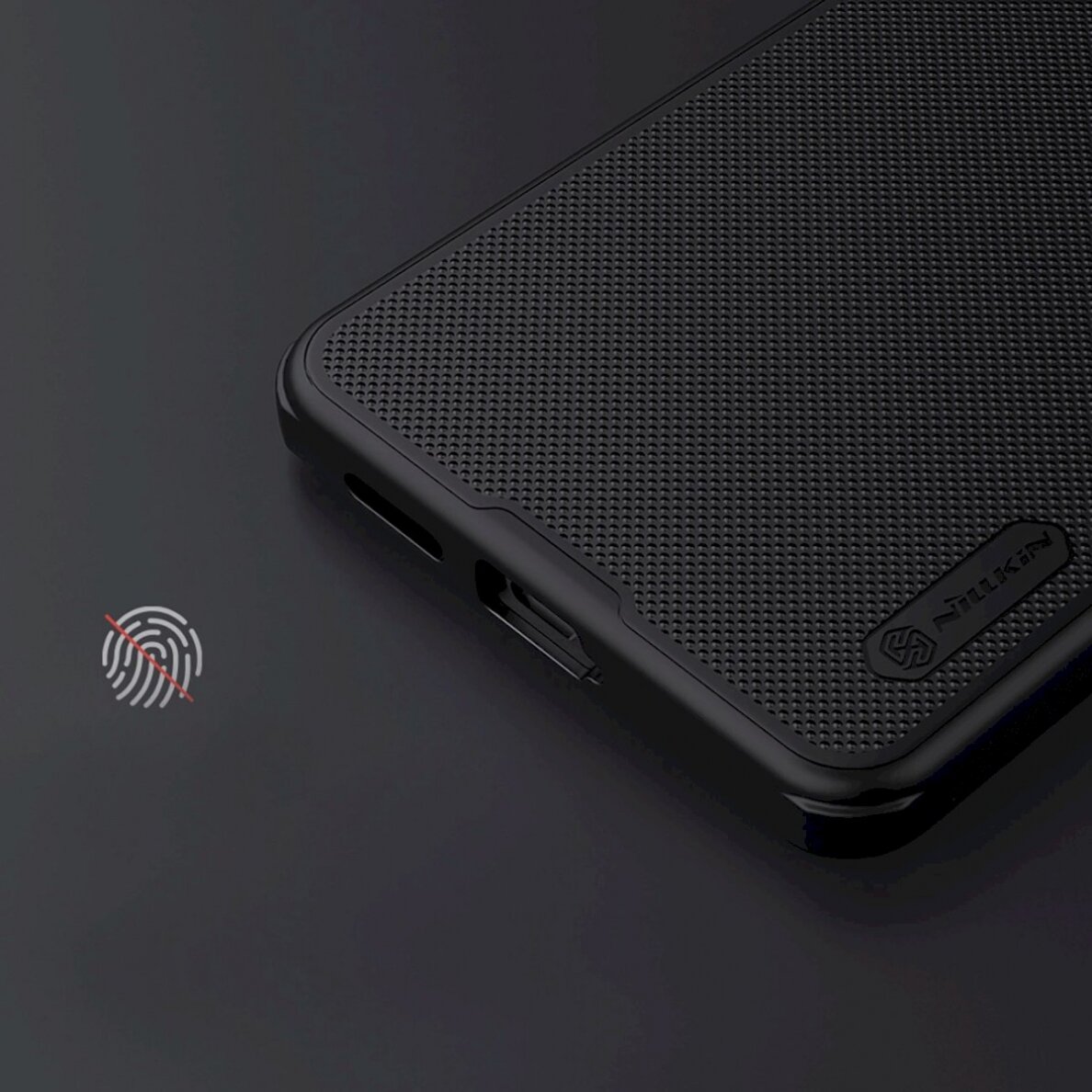 Nillkin Super Frosted Shield Pro Dėklas skirtas Xiaomi Redmi Note 13 Pro 5G / Poco X6 5G - Juodas 7 Nillkin Super Frosted Shield Pro Dėklas skirtas Xiaomi Redmi Note 13 Pro 5G / Poco X6 5G - Juodas 7