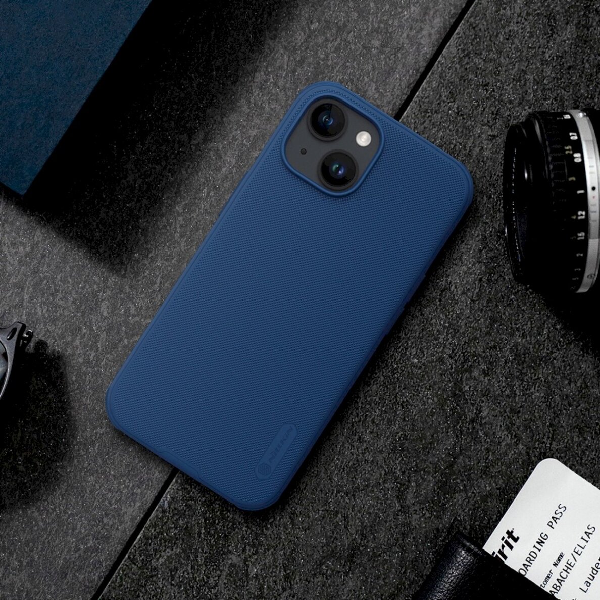 Dėklas Nillkin Super Frosted Shield Pro Magnetic Case for iPhone 15 - Juodas 17 Dėklas Nillkin Super Frosted Shield Pro Magnetic Case for iPhone 15 - Juodas 17