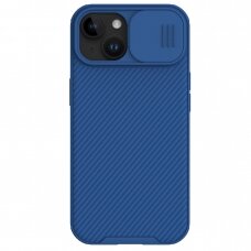 Nillkin CamShield Pro Magnetic Case for iPhone 15 Plus with camera cover - Mėlynas