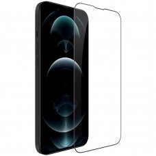 Nillkin CP+PRO Ultra Thin  EKRANO APSAUGINIS GRŪDINTAS STIKLAS SU RĖMELIU 0,2 mm 9H for iPhone 13 Pro Max juodais kraštais