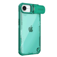 iPhone 16e Nillkin Iceblade Prop dėklas su lęšio dangteliu ir stovu - žalias