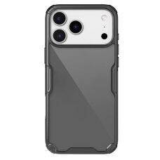 iPhone 17 Pro Max dėklas Nillkin Nature TPU Pro – permatomas juodas