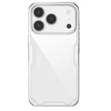iPhone 17 Pro dėklas Nillkin Nature TPU Pro – permatomas iPhone 17 Pro dėklas Nillkin Nature TPU Pro – permatomas