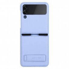 Dėklas Nillkin Qin Vegan Leather Case for Samsung Galaxy Z Flip 4 Purpurinis