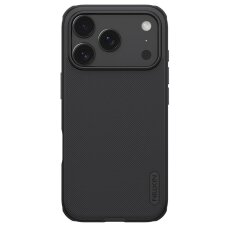 iPhone 17 Pro Nillkin Super Frosted Shield Pro magnetinis dėklas su MagSafe – juodas