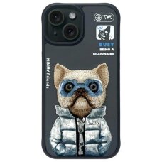 iPhone 15 Nimmy Cool&Cute 2.0 dėklas – juodas
