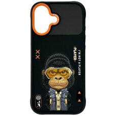iPhone 17 Nimmy Cool & Cute 2.0 Gorilla dėklas – juodas iPhone 17 Nimmy Cool & Cute 2.0 Gorilla dėklas – juodas