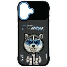 iPhone 17 Nimmy Cool & Cute 2.0 Wolf dėklas – juodas iPhone 17 Nimmy Cool & Cute 2.0 Wolf dėklas – juodas