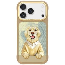iPhone 17 Pro Max Nimmy Gentle Pets Series Dog MagSafe dėklas – rudas